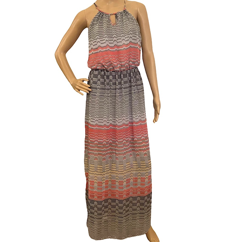 LILY ROSE  | CHIFFON MAXI DRESS  SZ M